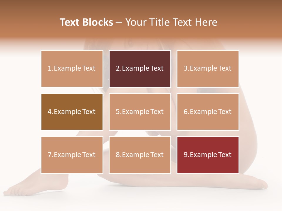 A Nude Woman Is Posing For A Picture PowerPoint Template