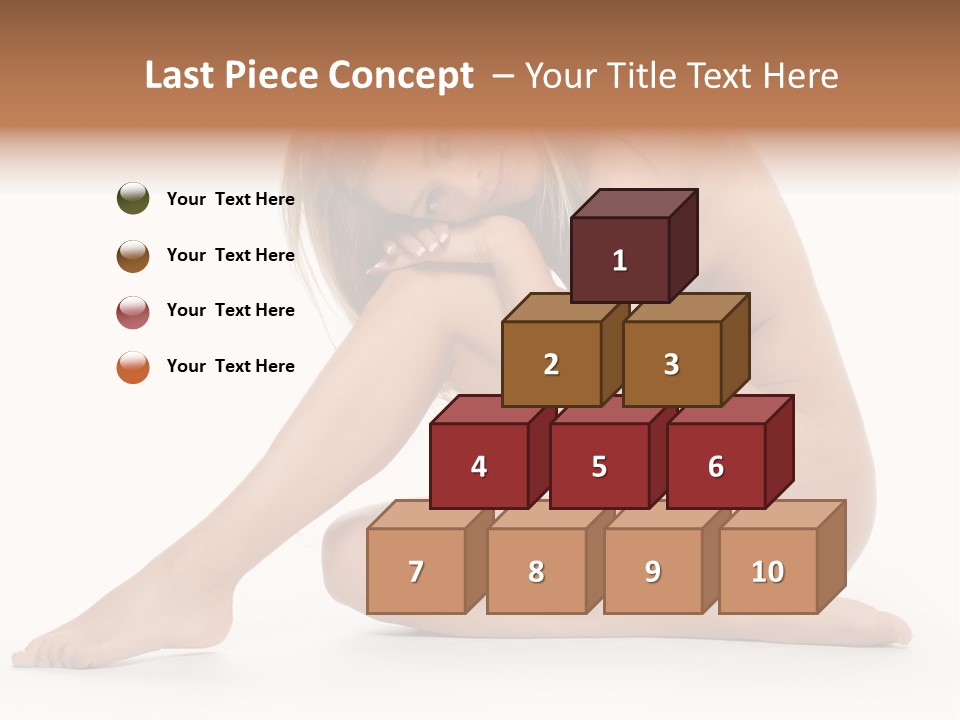 A Nude Woman Is Posing For A Picture PowerPoint Template