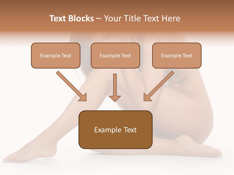 A Nude Woman Is Posing For A Picture PowerPoint Template