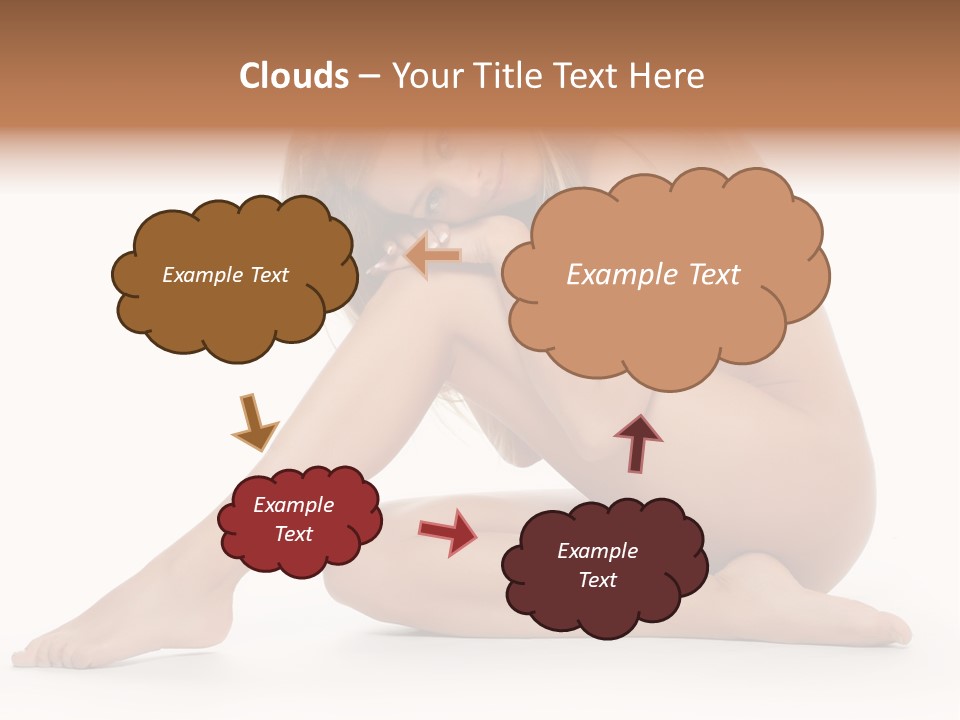 A Nude Woman Is Posing For A Picture PowerPoint Template