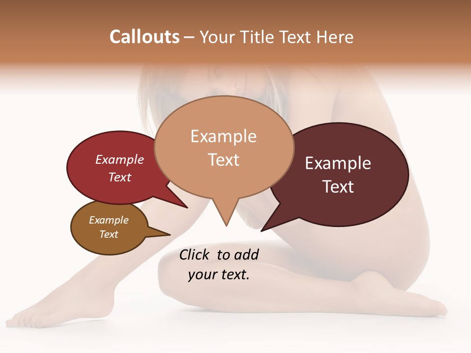 A Nude Woman Is Posing For A Picture PowerPoint Template