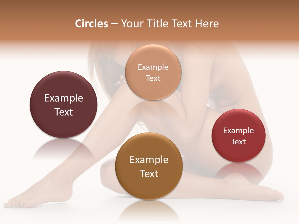 A Nude Woman Is Posing For A Picture PowerPoint Template