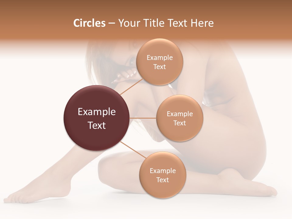 A Nude Woman Is Posing For A Picture PowerPoint Template