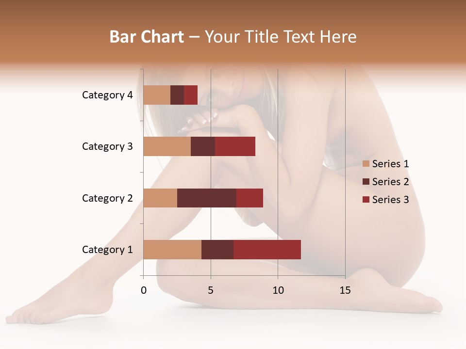 A Nude Woman Is Posing For A Picture PowerPoint Template