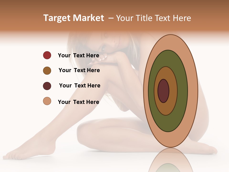 A Nude Woman Is Posing For A Picture PowerPoint Template