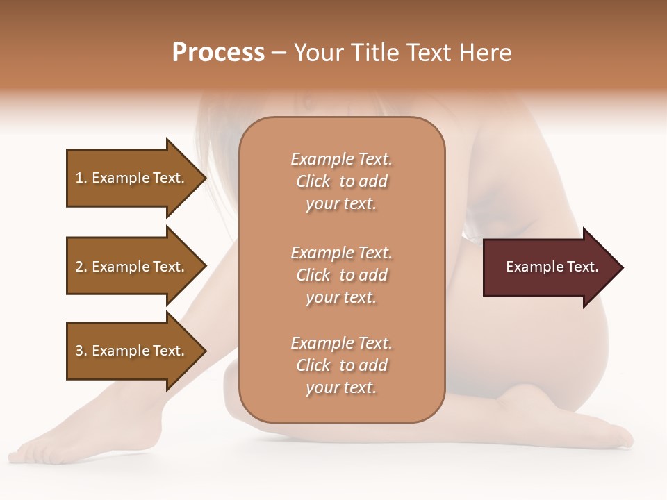 A Nude Woman Is Posing For A Picture PowerPoint Template