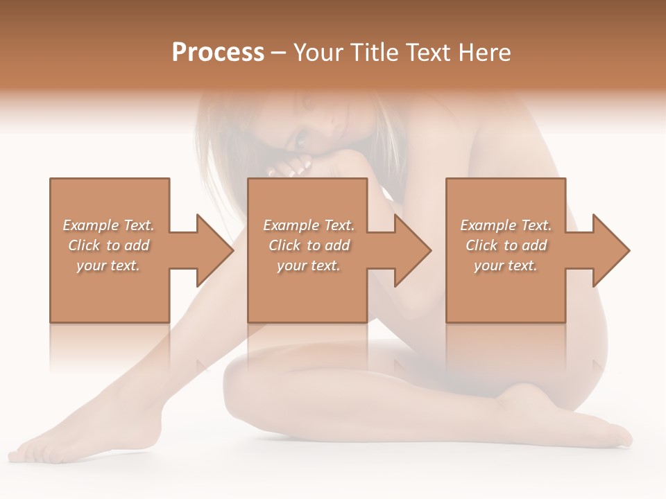 A Nude Woman Is Posing For A Picture PowerPoint Template