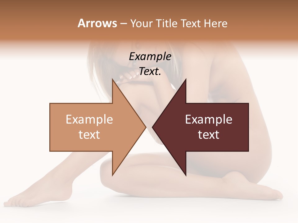 A Nude Woman Is Posing For A Picture PowerPoint Template