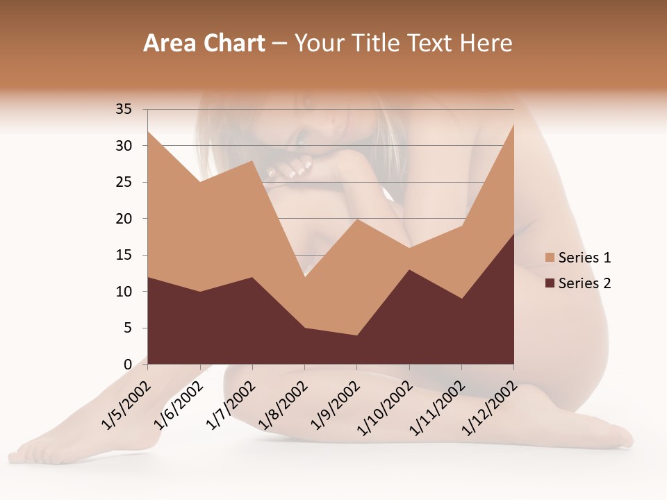 A Nude Woman Is Posing For A Picture PowerPoint Template