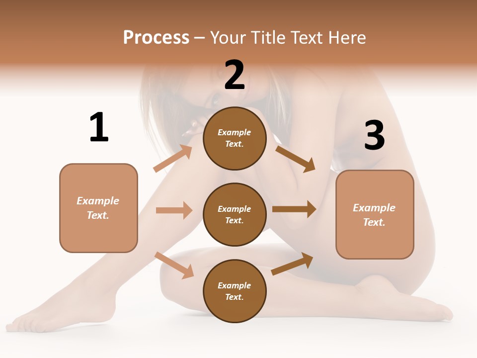 A Nude Woman Is Posing For A Picture PowerPoint Template