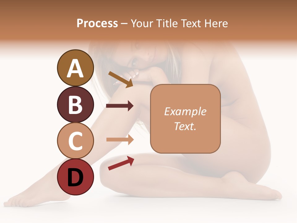 A Nude Woman Is Posing For A Picture PowerPoint Template