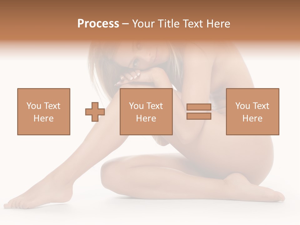 A Nude Woman Is Posing For A Picture PowerPoint Template