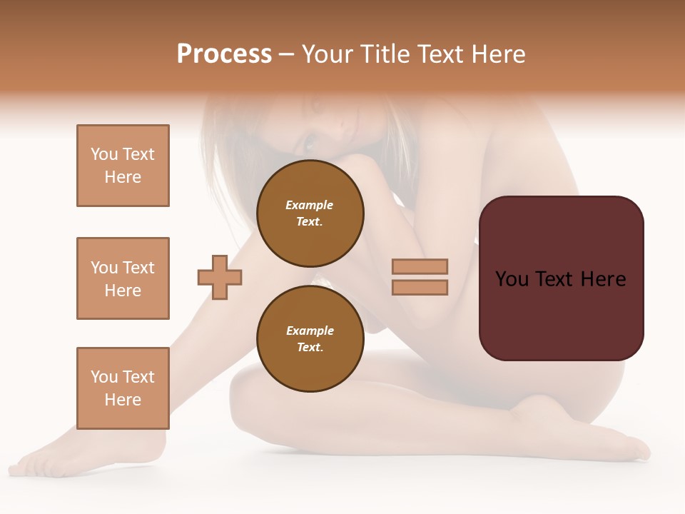 A Nude Woman Is Posing For A Picture PowerPoint Template