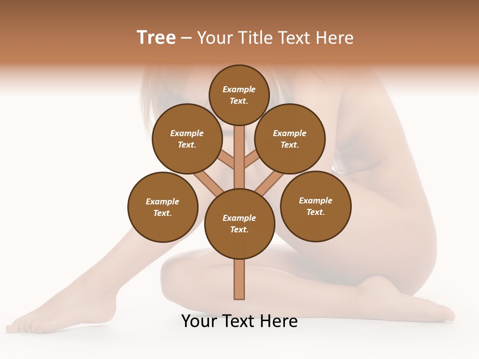 A Nude Woman Is Posing For A Picture PowerPoint Template