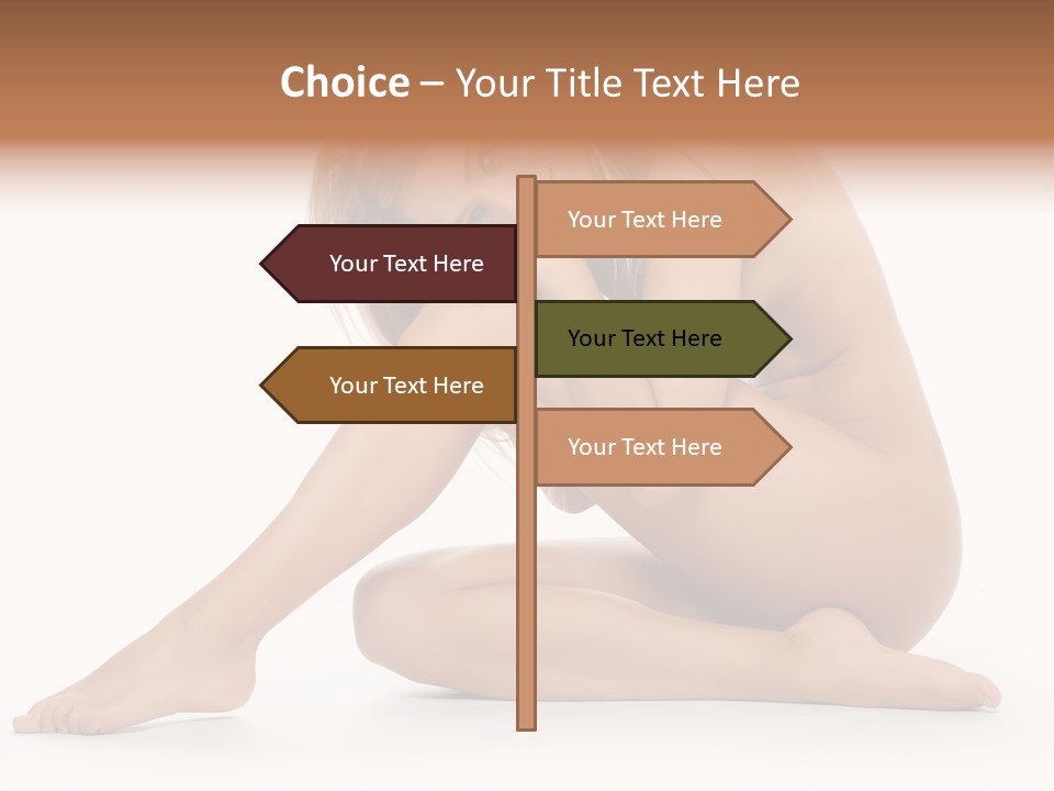 A Nude Woman Is Posing For A Picture PowerPoint Template