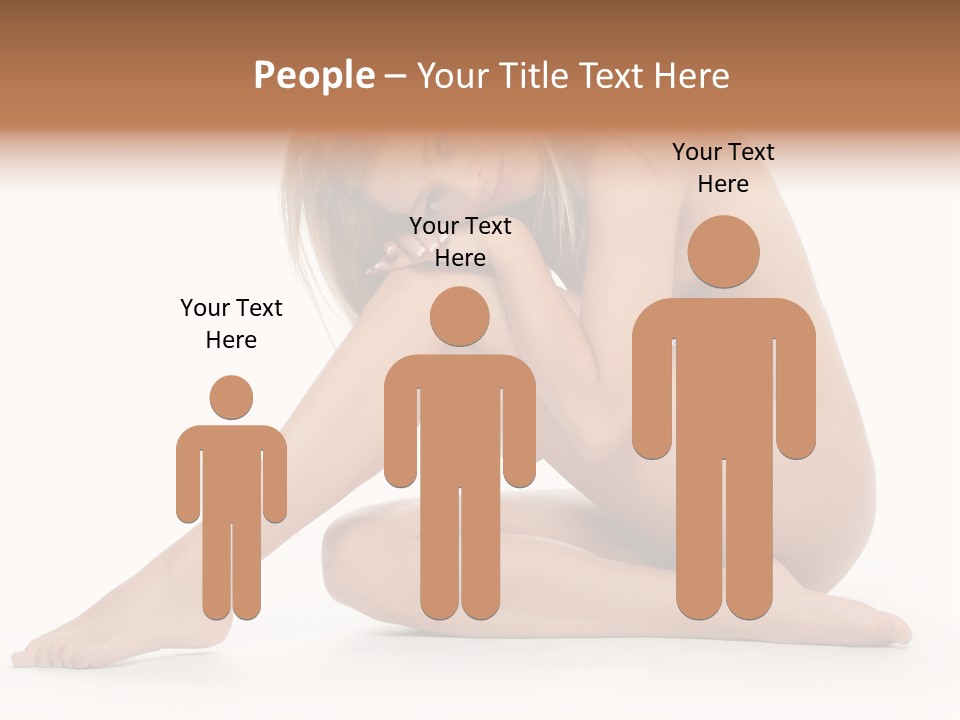 A Nude Woman Is Posing For A Picture PowerPoint Template