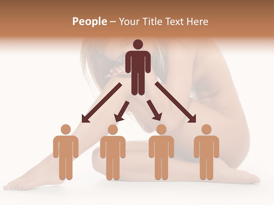 A Nude Woman Is Posing For A Picture PowerPoint Template