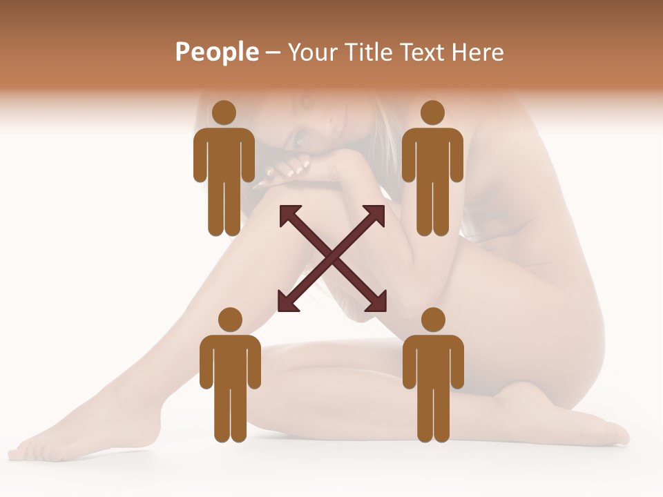 A Nude Woman Is Posing For A Picture PowerPoint Template