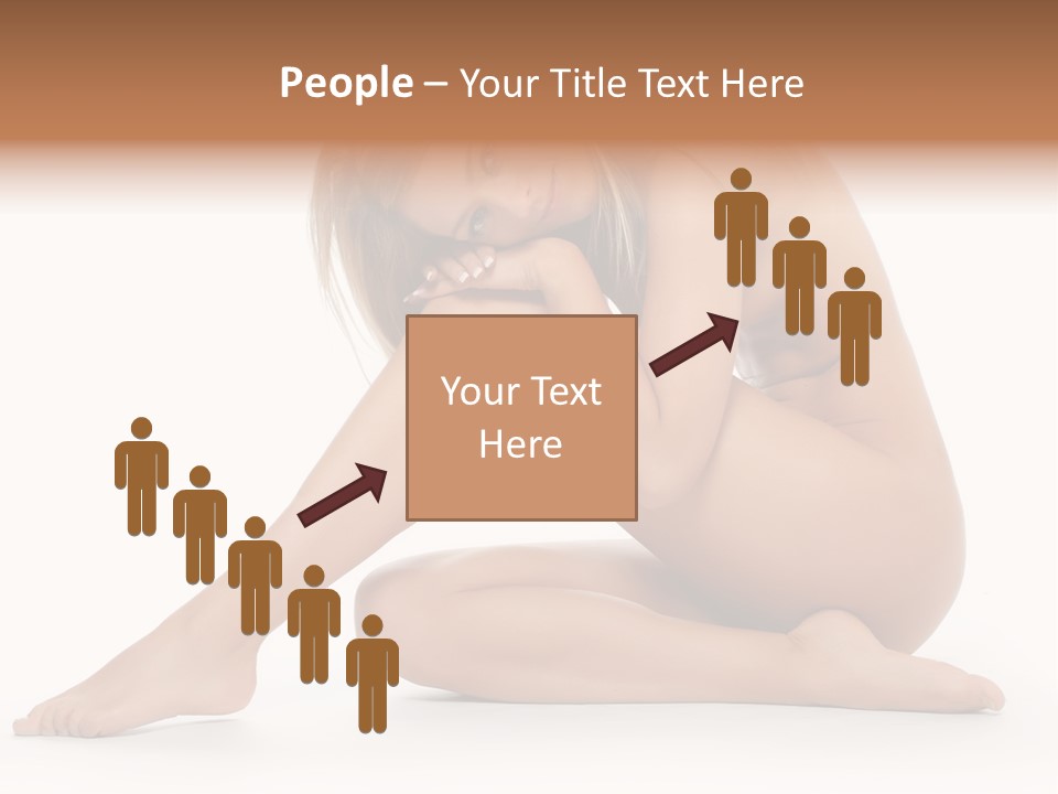 A Nude Woman Is Posing For A Picture PowerPoint Template