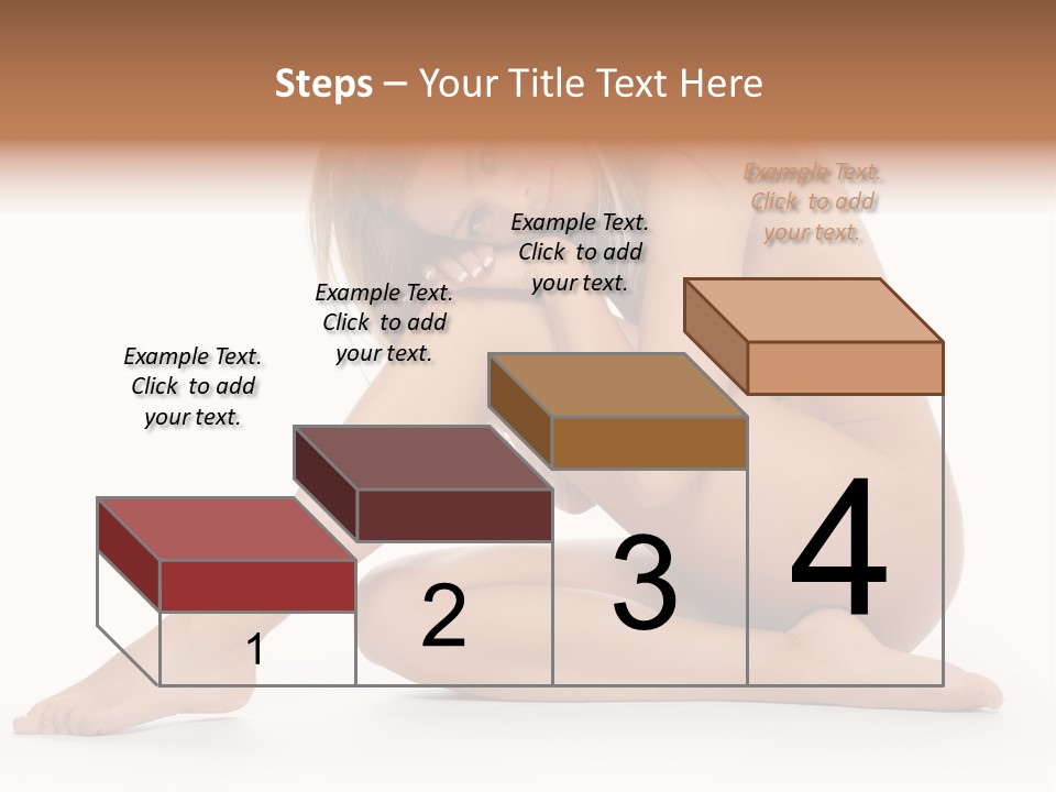 A Nude Woman Is Posing For A Picture PowerPoint Template