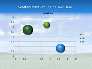 Wind Power Power Landscape PowerPoint Template