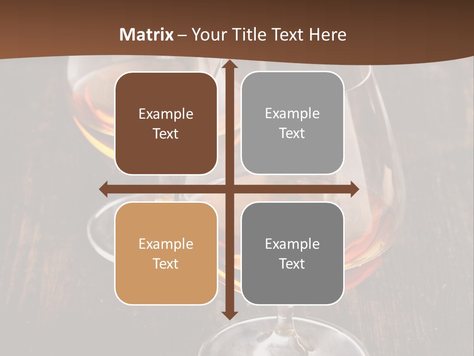 Brown Elegance Glass PowerPoint Template