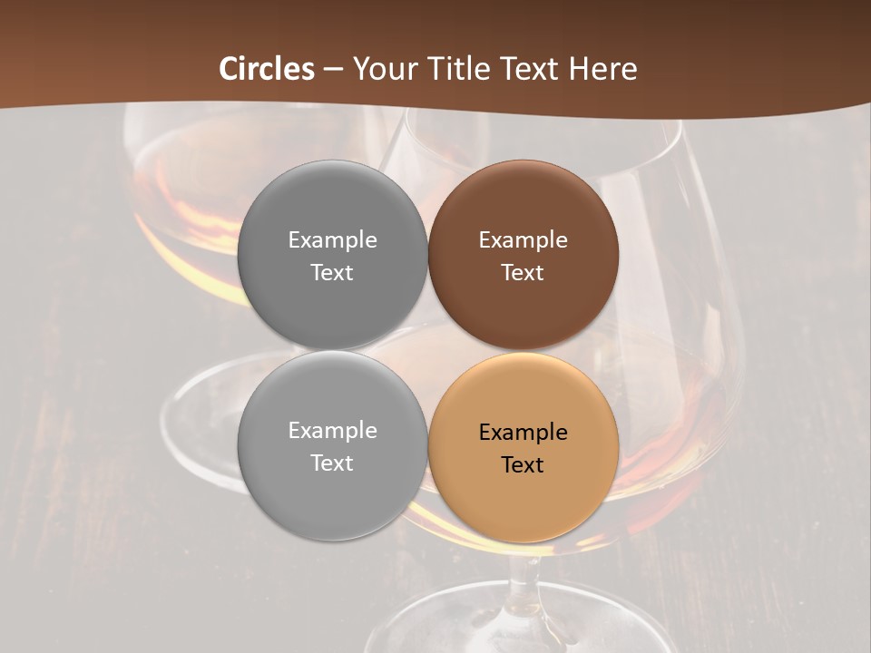 Brown Elegance Glass PowerPoint Template