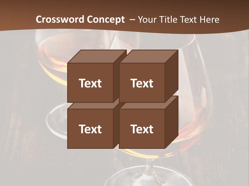 Brown Elegance Glass PowerPoint Template