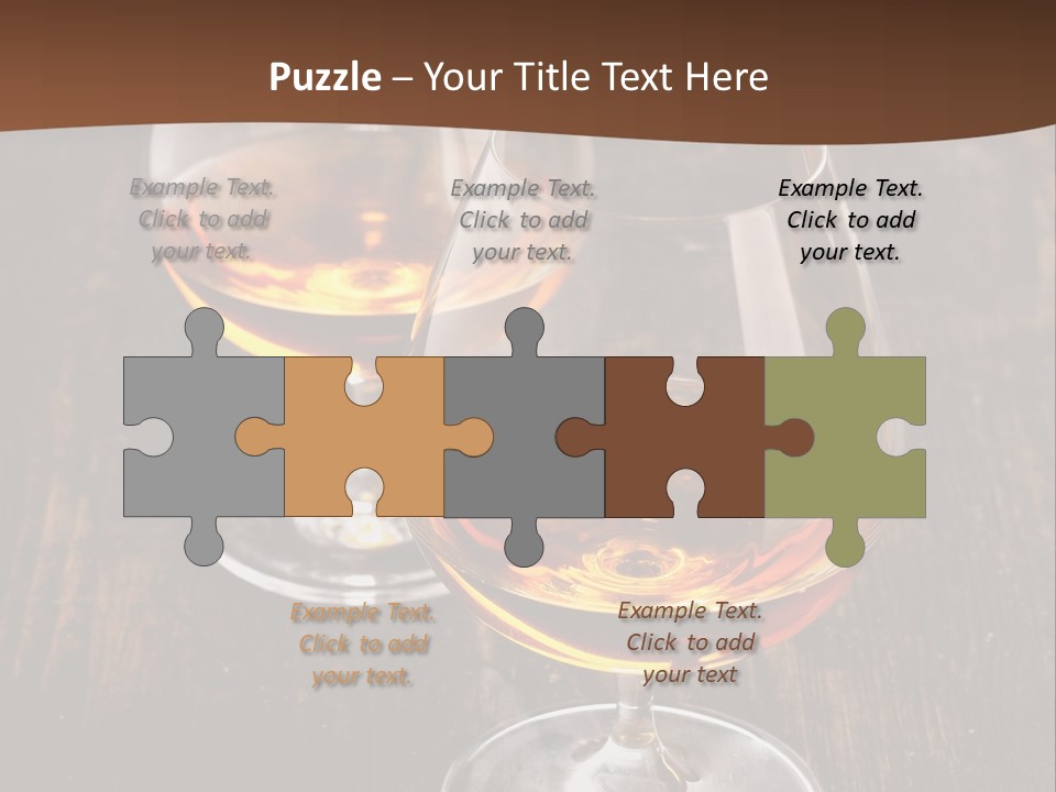 Brown Elegance Glass PowerPoint Template
