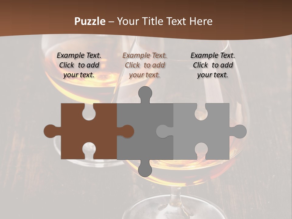 Brown Elegance Glass PowerPoint Template