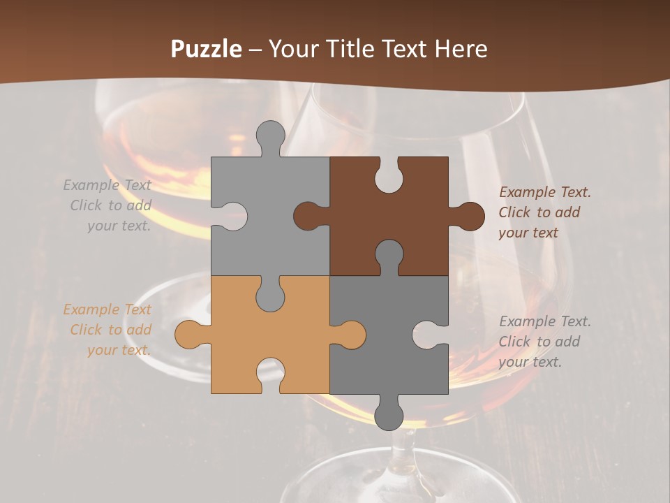 Brown Elegance Glass PowerPoint Template