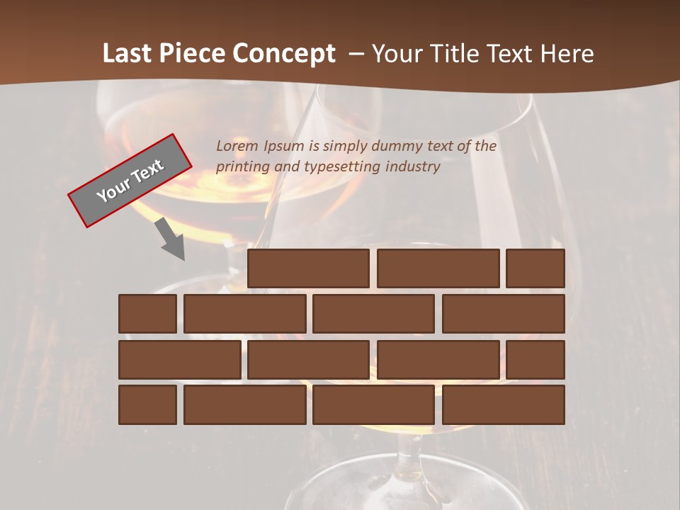 Brown Elegance Glass PowerPoint Template