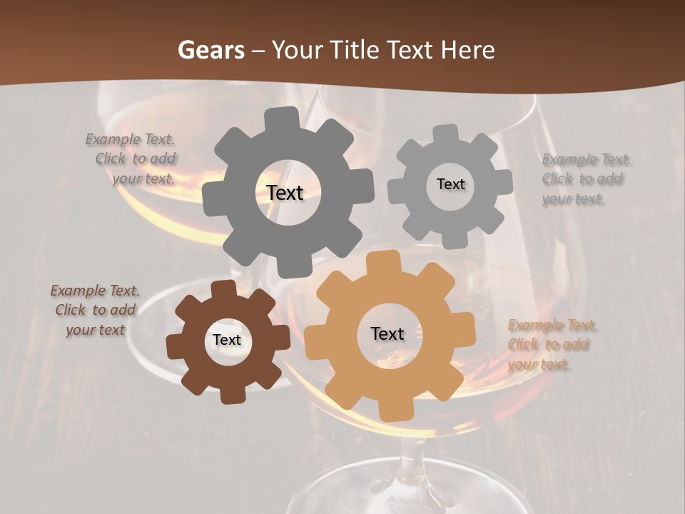 Brown Elegance Glass PowerPoint Template