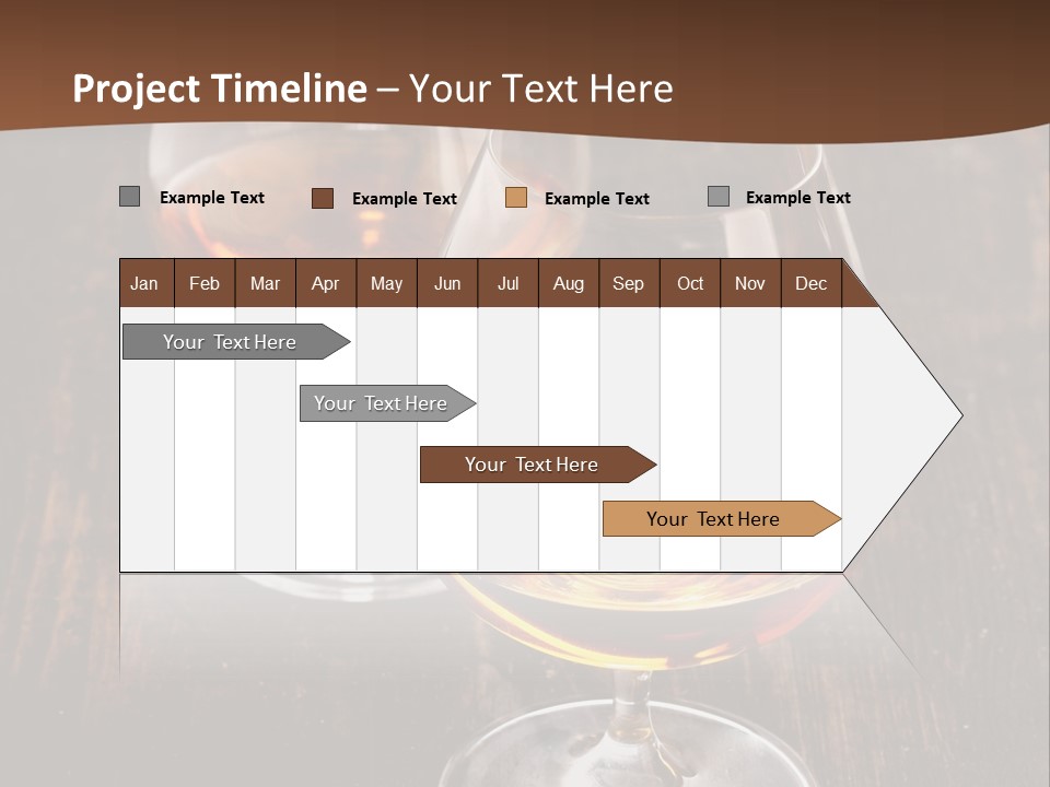 Brown Elegance Glass PowerPoint Template