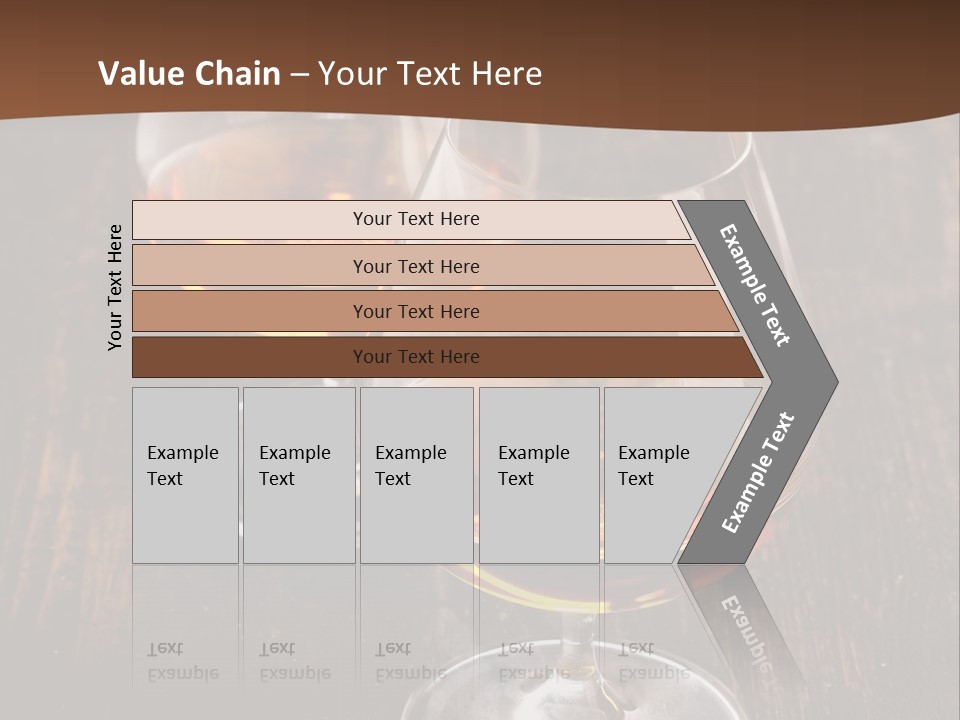 Brown Elegance Glass PowerPoint Template