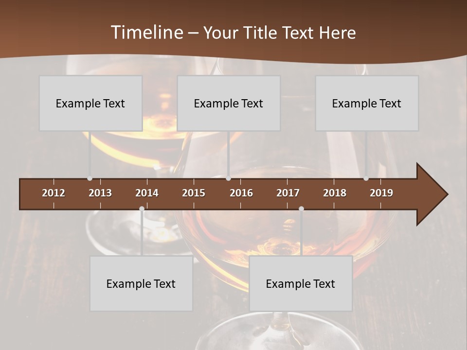Brown Elegance Glass PowerPoint Template