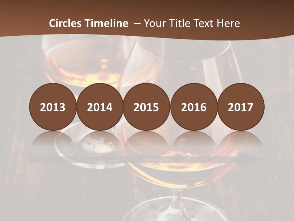 Brown Elegance Glass PowerPoint Template