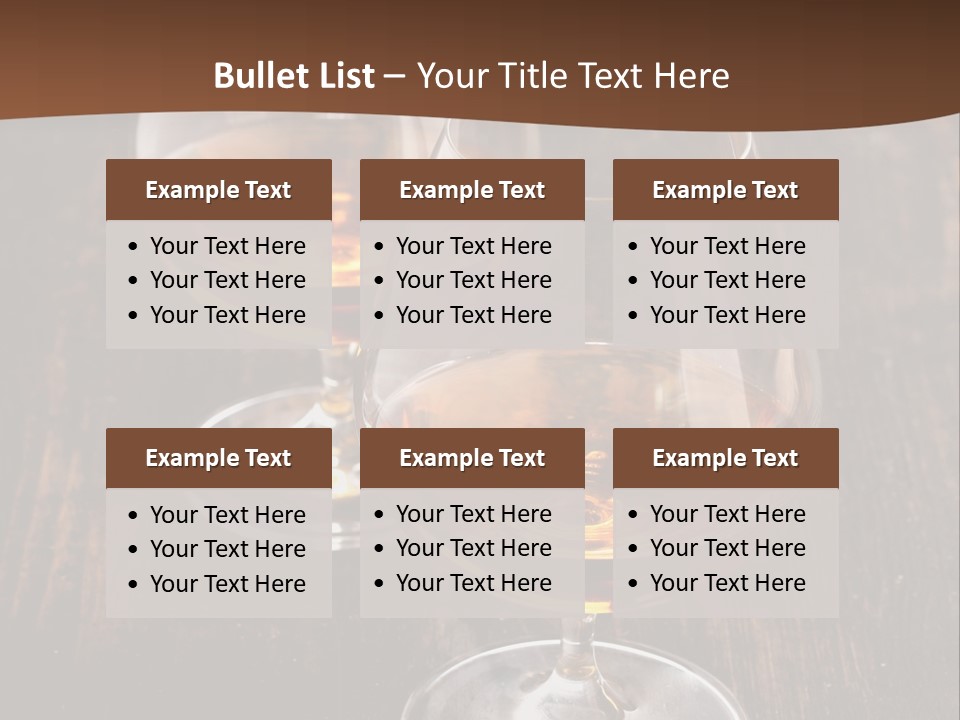 Brown Elegance Glass PowerPoint Template