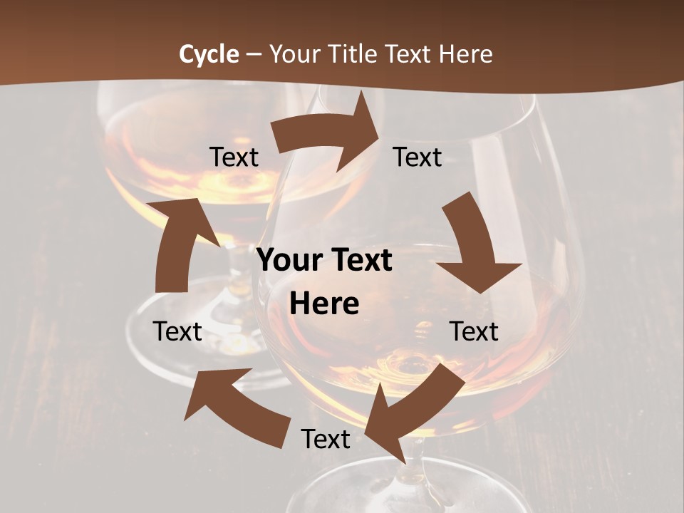 Brown Elegance Glass PowerPoint Template