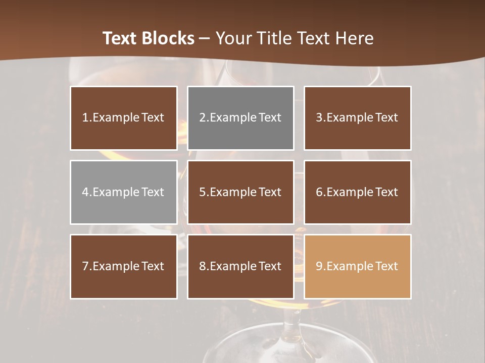 Brown Elegance Glass PowerPoint Template
