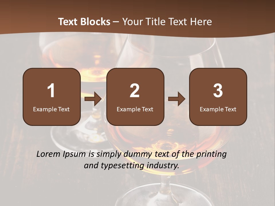Brown Elegance Glass PowerPoint Template