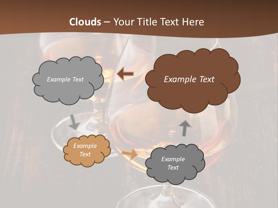 Brown Elegance Glass PowerPoint Template