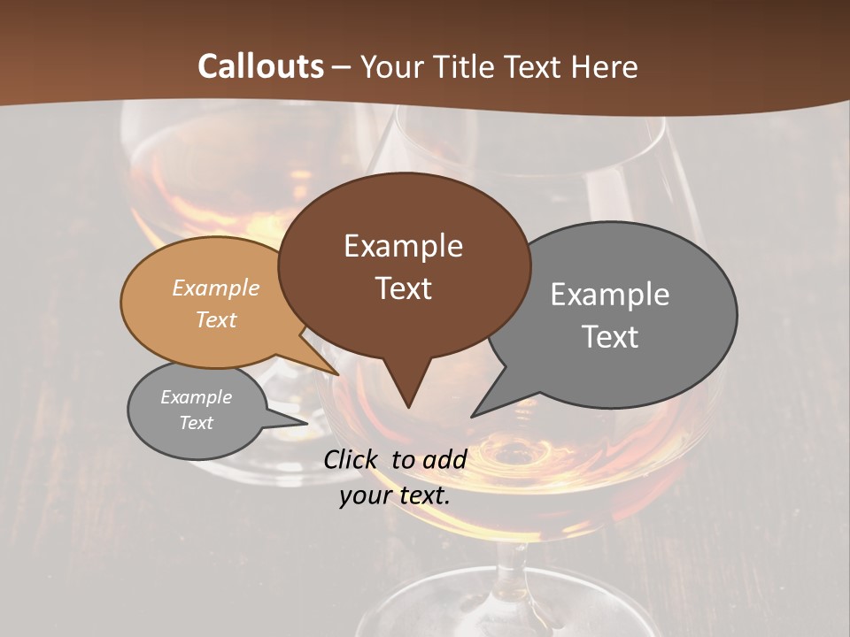 Brown Elegance Glass PowerPoint Template