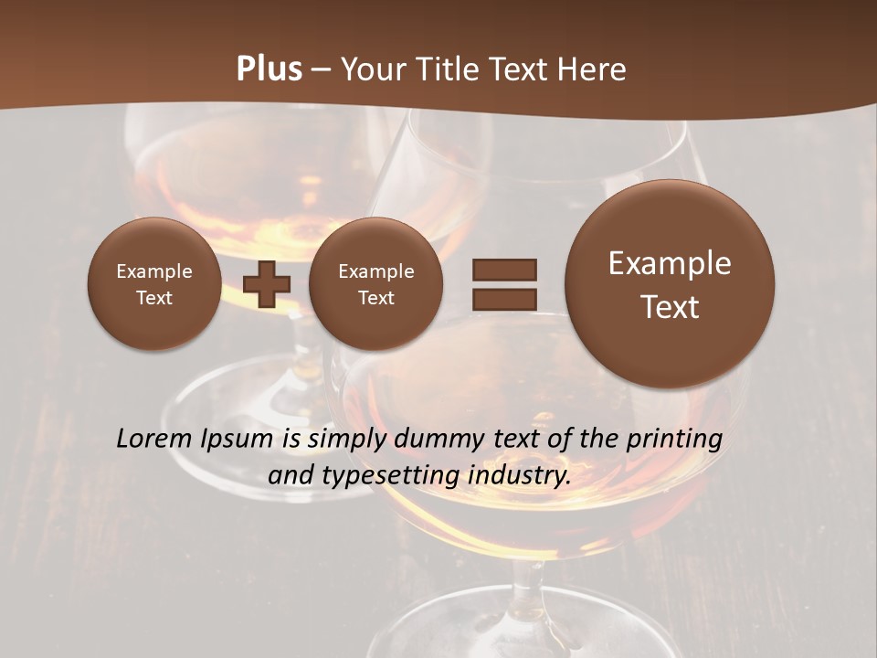 Brown Elegance Glass PowerPoint Template