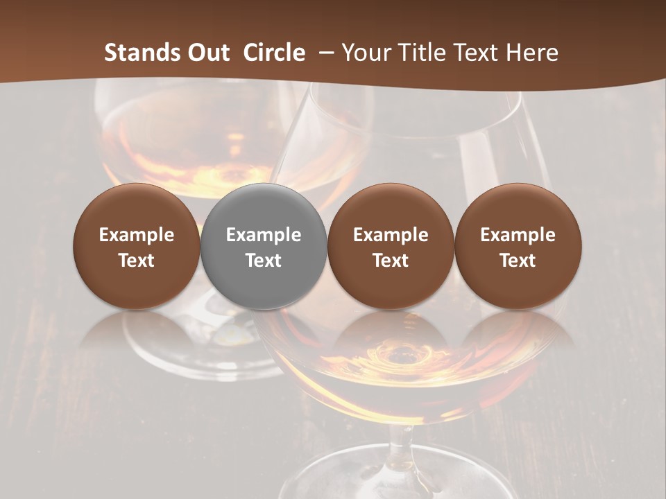 Brown Elegance Glass PowerPoint Template