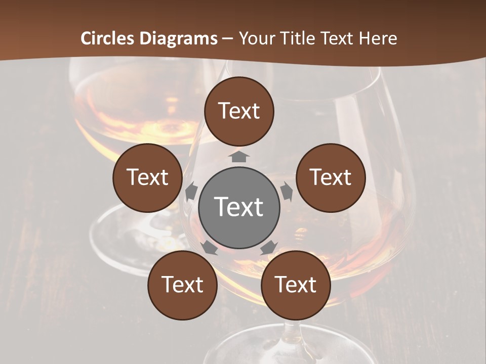 Brown Elegance Glass PowerPoint Template