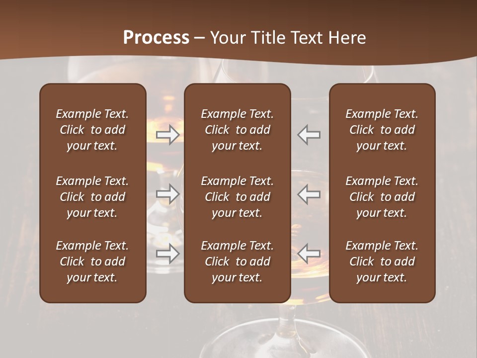 Brown Elegance Glass PowerPoint Template