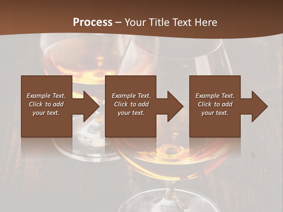 Brown Elegance Glass PowerPoint Template
