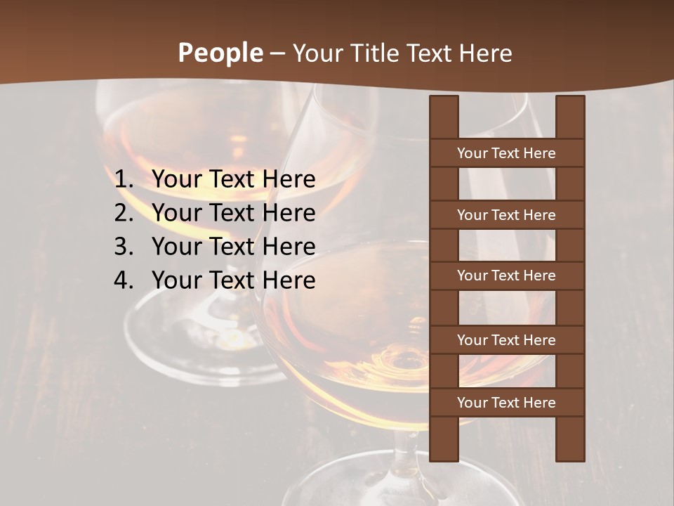 Brown Elegance Glass PowerPoint Template