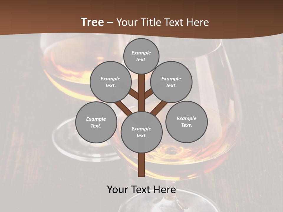 Brown Elegance Glass PowerPoint Template